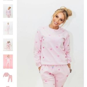 Lola and the Boys - WOMEN'S FULL HEARTS JOGGER SET